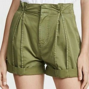Joie High-Waisted Green Women's Shorts